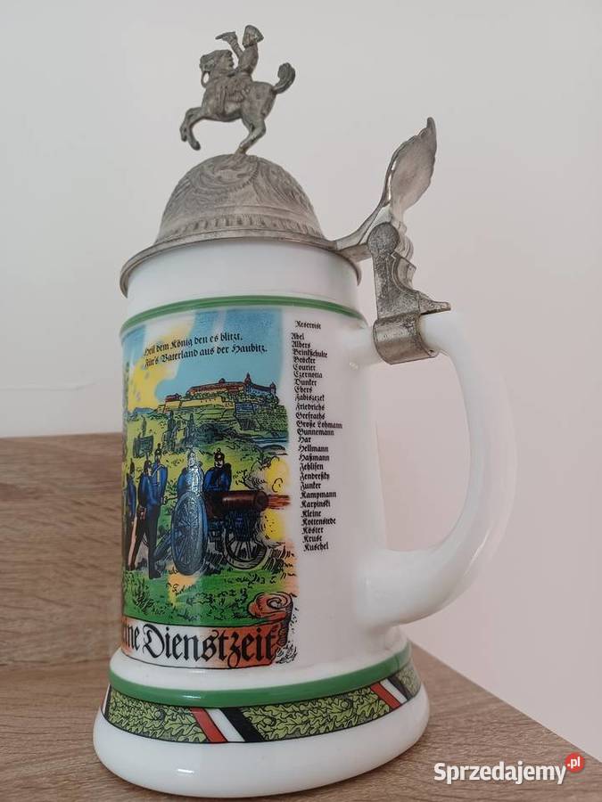 Niemiecki stary kufel kolekcjonerski dolnośląskie Wrocław