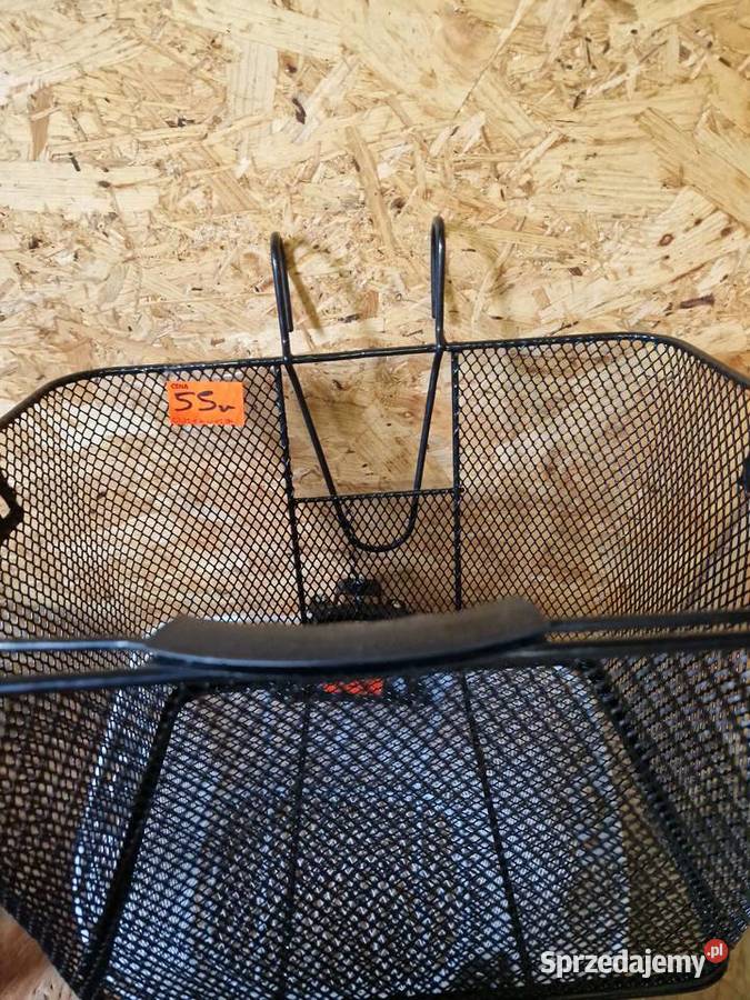 METALOWY DUŻY KOSZ ROWEROWY NA KIEROWNICĘ NA sprzedam