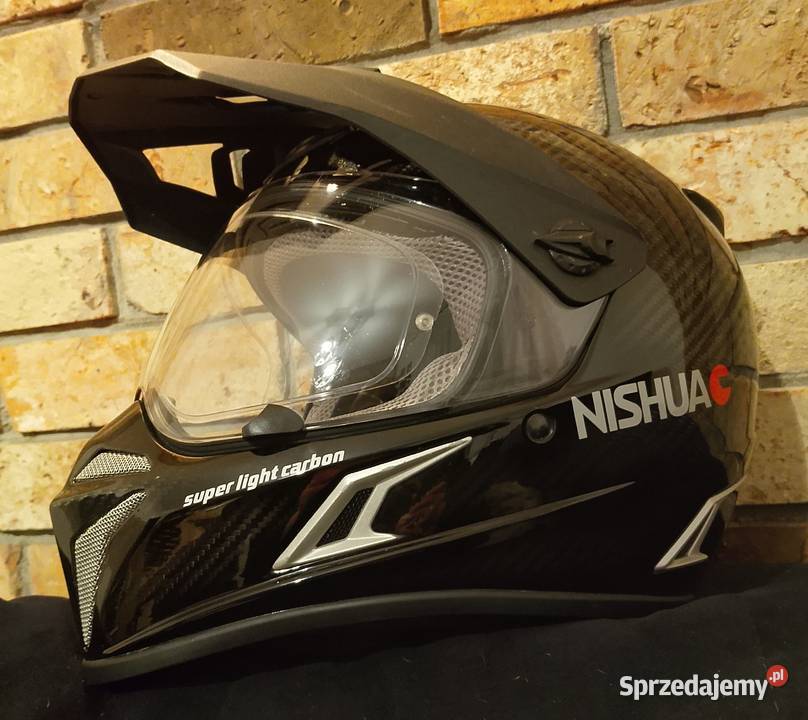 Kask Nischua Enduro carbon super light rozmiar M Ostrów Wielkopolski sprzedam