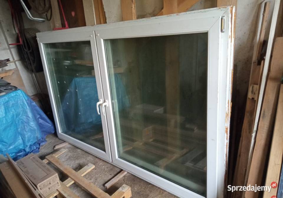 Okno Pamax dwuskrzydłowe uchylne 242 x 142 Bogacica sprzedam