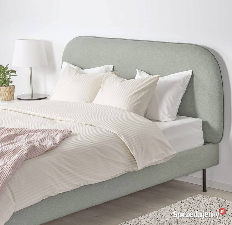 łóżko tapicerowane 140x200 light green vintage Częstochowa