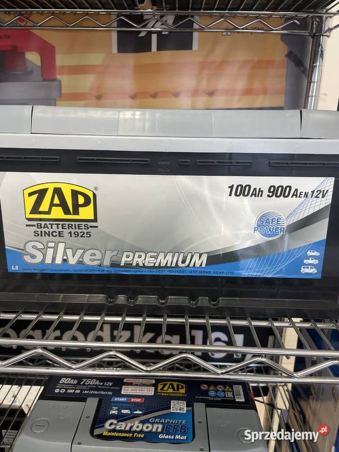 Akumulator Zap Silver Premium 100Ah 900A DARMOWA