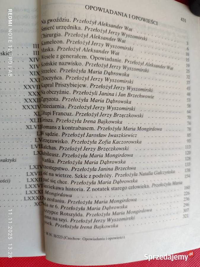 A Czechow Opowiadania i opowieści Biblioteka Katowice