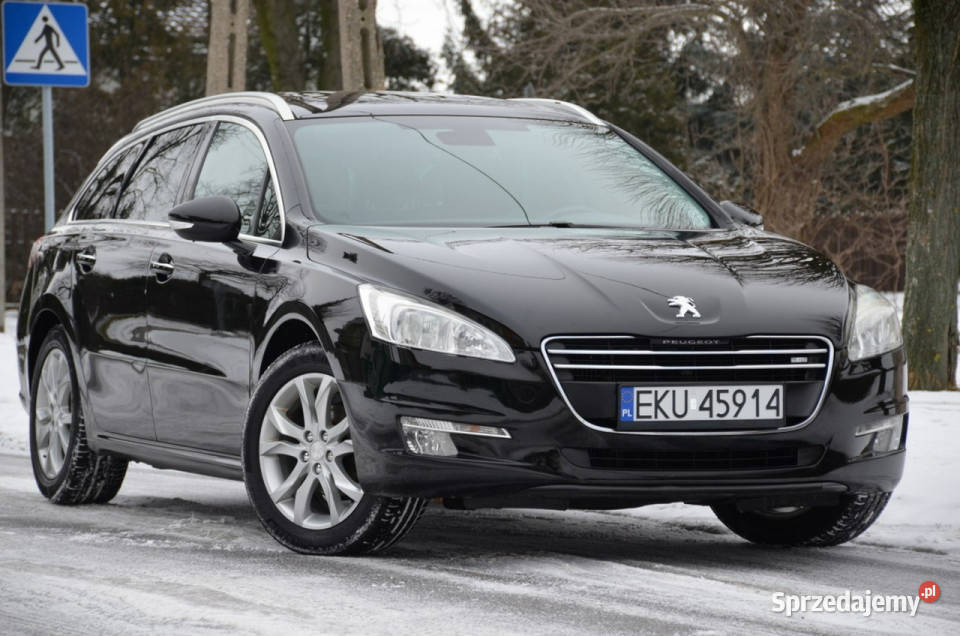 Peugeot 508 SW Czarny 16eHDI 114 Serwis Panorama podgrzewane fotele sprzedam