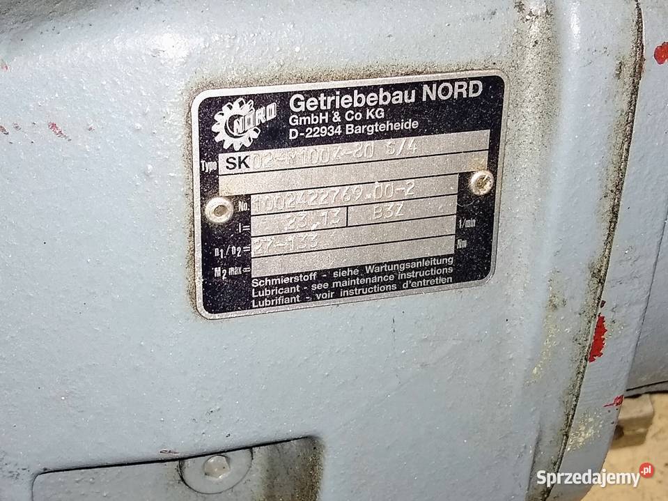 Motoreduktor Nord z wariatorem Kraków sprzedam