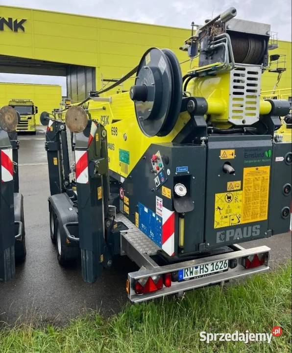 Żuraw budowlany dźwig budowlany Paus PTK 31 Poznań