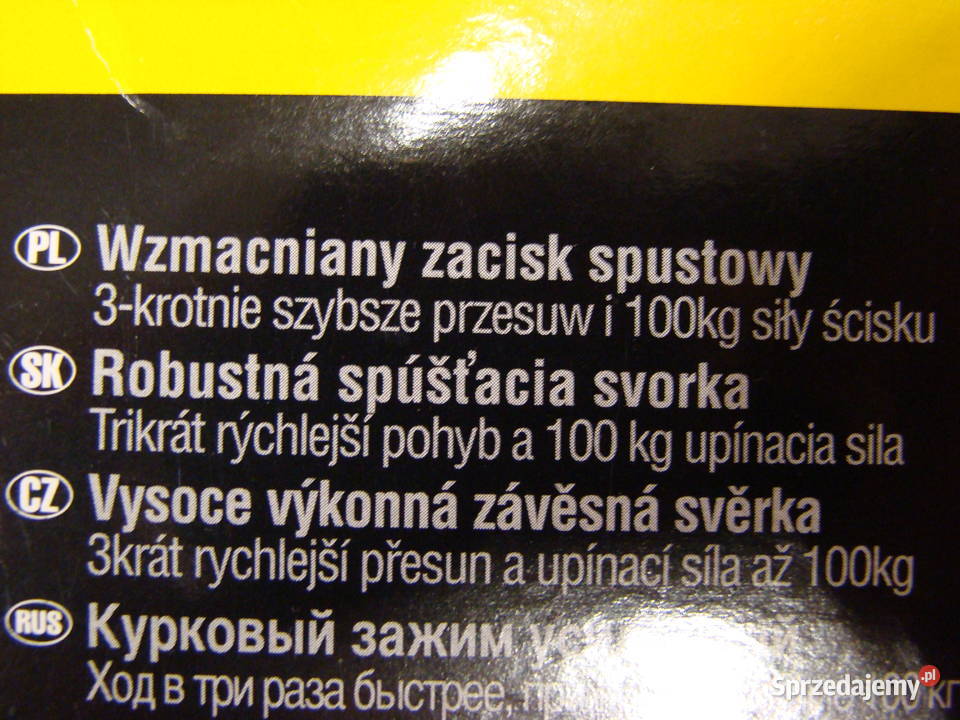 Ścisk stolarski STANLEY FAT 910 mm Ref 083008 Bielsko-Biała sprzedam