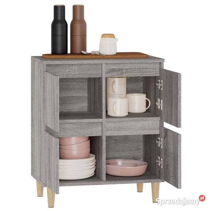 Komoda szary dąb sonoma 60x35x70 materiał Warszawa