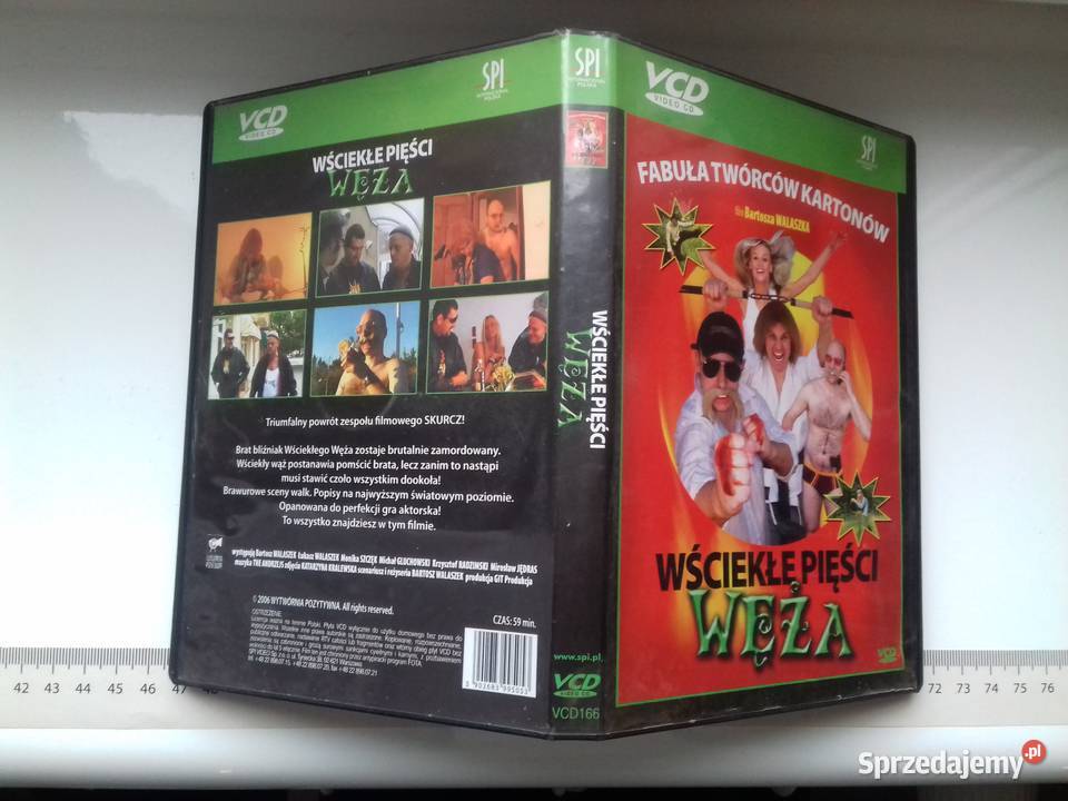 Film VCD Wściekłe pięści węża w oryginalnym Bydgoszcz