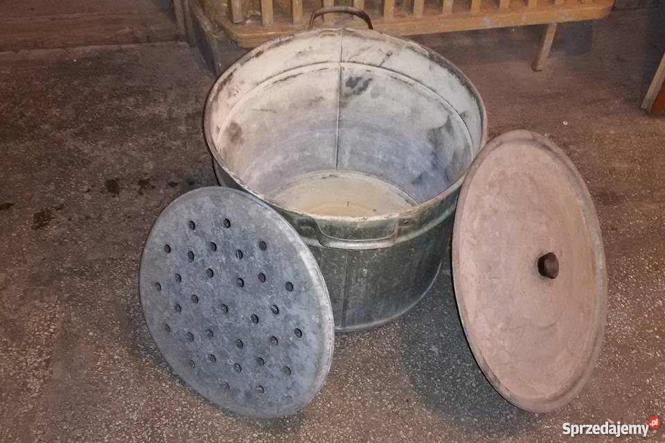 Stary KOCIOŁBALIA ocynkowany super gadżet na mazowieckie Warszawa