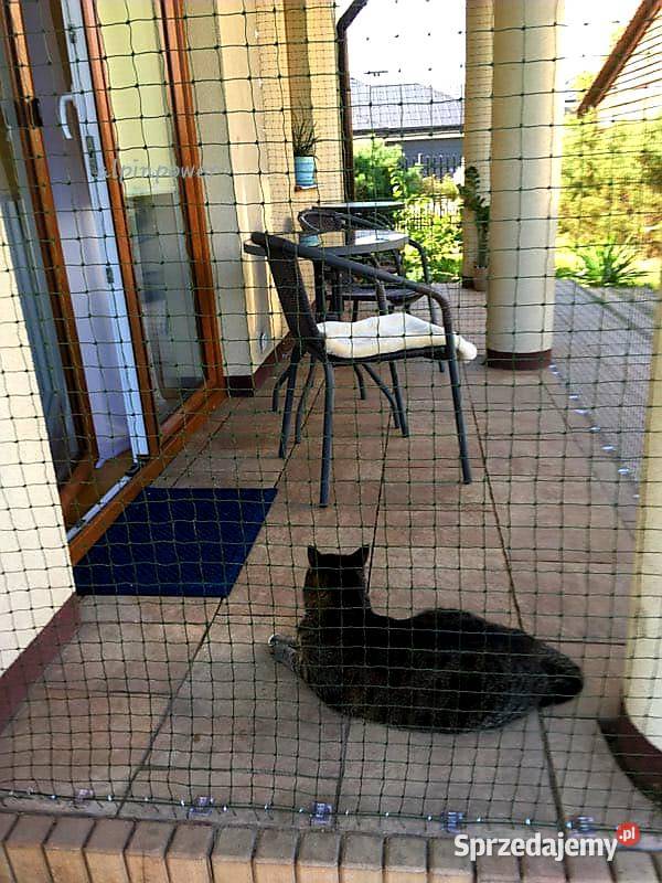 KOCIA SIATKA NA BALKON bez wiercenia Warszawa Pozostałe