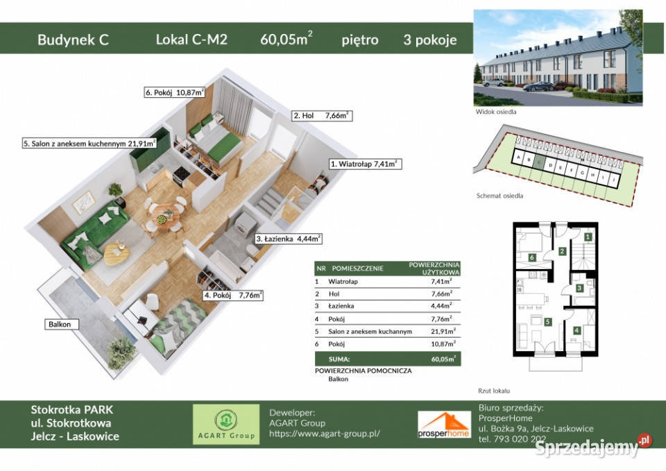 JelczLaskowice CENTRUM bezczynszowe z