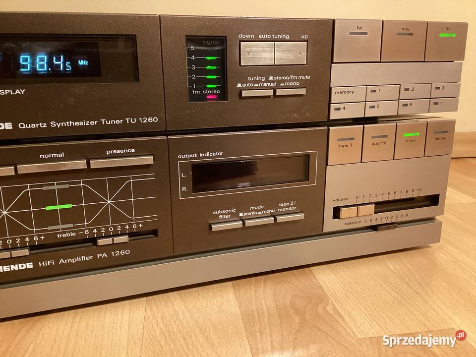 Wzmacniacz Tuner NORDMENDE PA 1260 i TU 1260