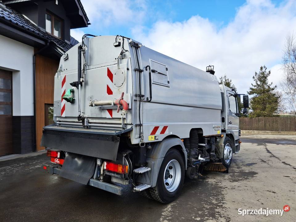 MercedesBenz Atego 1524 Zamiatarka FAUN Viajet srebrny Sierakowice sprzedam