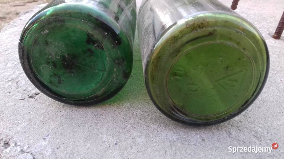 Dwie stare butelki wodzie mineralnej Lubań sprzedam