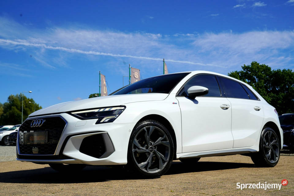 Audi A3 Sportback S LINE skóra KAMERA virtual asystent pasa ruchu opolskie Otmuchów