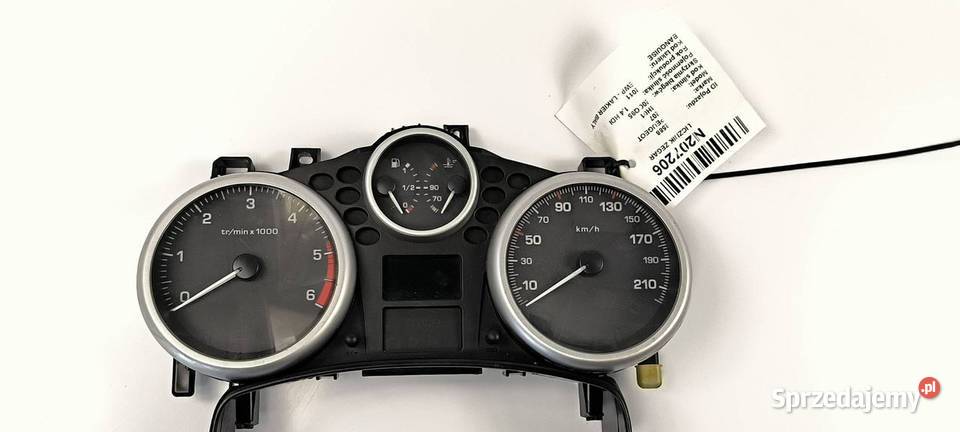 LICZNIK ZEGAR PEUGEOT 207 A2C53065547 kujawsko-pomorskie