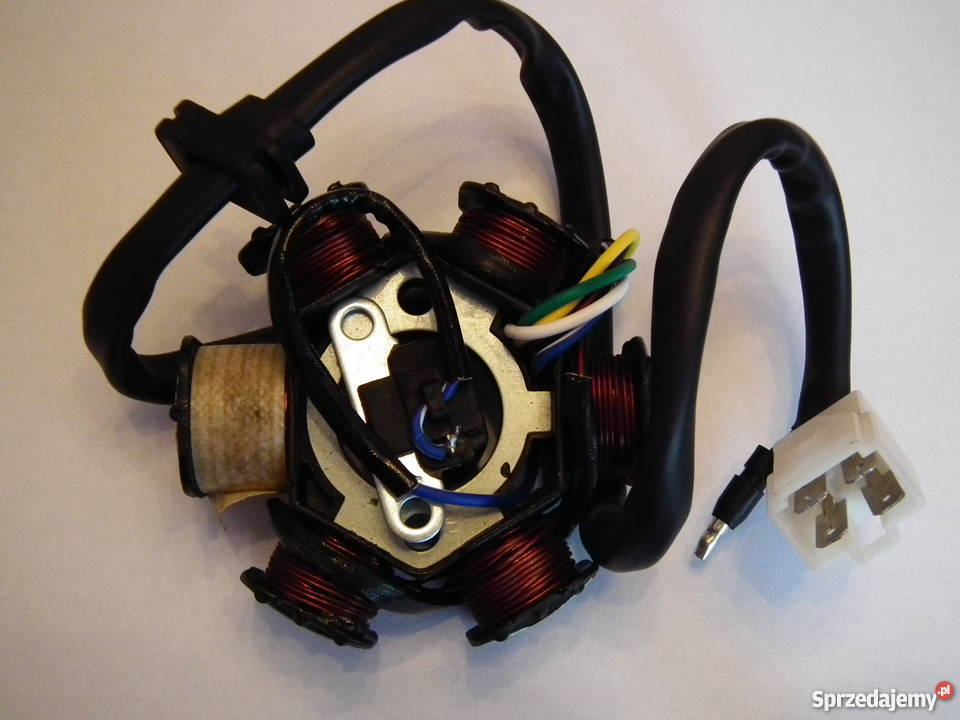 ISKROWNIK STATOR QUAD ATV CROSS 110 125 150 6cew Układ elektryczny, zapłon Bielsk Podlaski