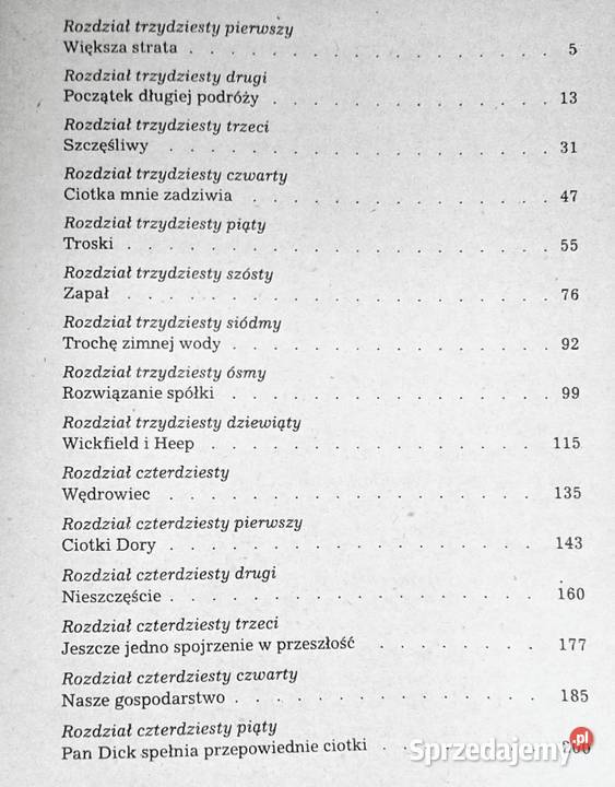 Dawid Copperfield Charles Dickens Tom 1 i 2 Chełm