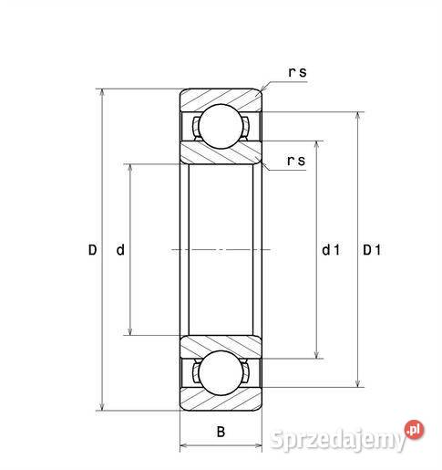Łożysko NTN BEARING 6208 U1 40x80x18mm JAPAN Białystok