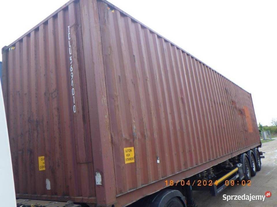 Kontener morskimagazynowy 40HC używany sprawny Lublin