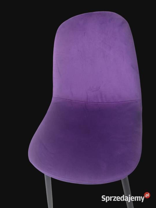 Krzesła welurowe fioletowe Wejherowo