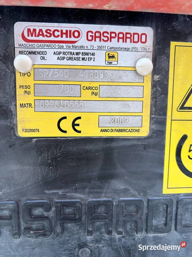 Siewnik do kukurydzy gaspardo Przasnysz