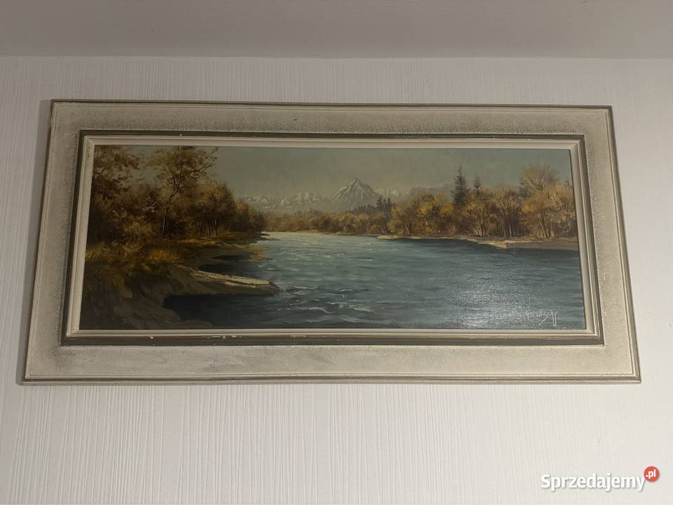 Sprzedam obraz malowany na płótnie Ostrów Wielkopolski