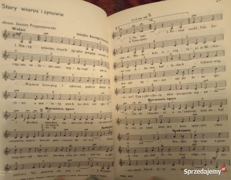 sprzedam śpiewnik Kołobrzeg 77 Bukowno