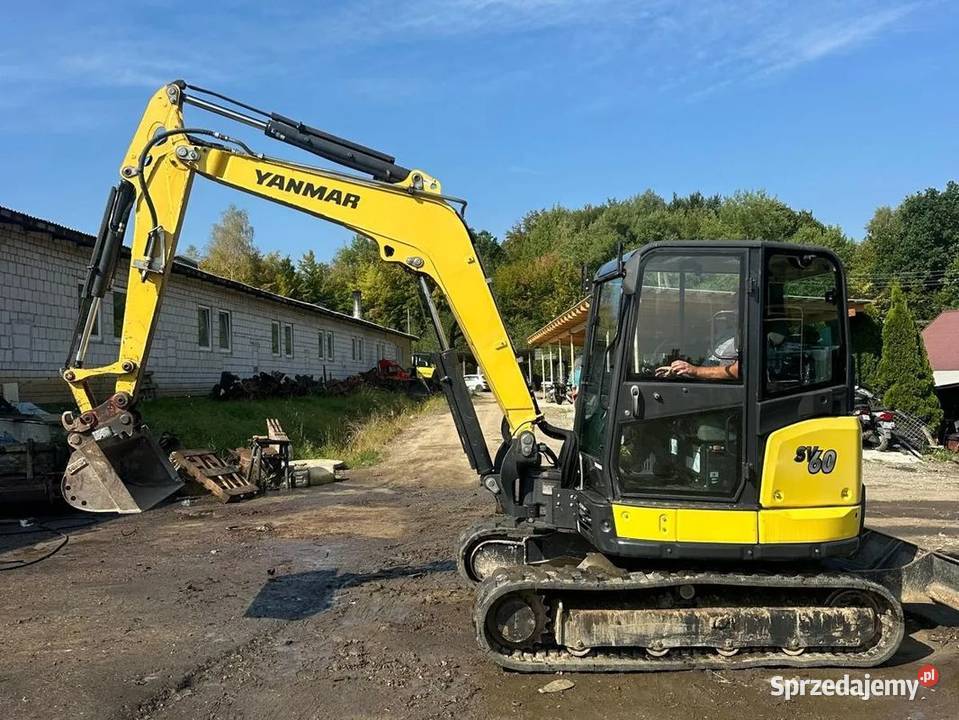Minikoparka Gąsienicowa YANMAR SV60A SV 60 Waga Tymowa
