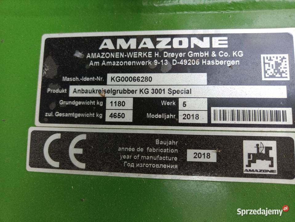 Agregat uprawowo siewny Amazone ADP 3001 Special kujawsko-pomorskie