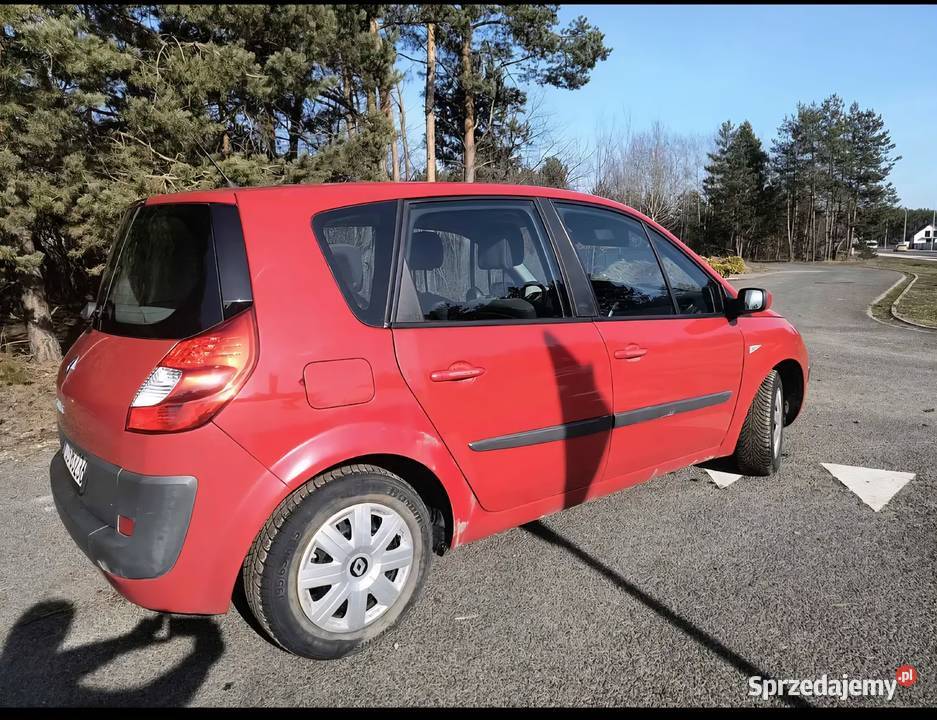 Renault megane scenic czerwony