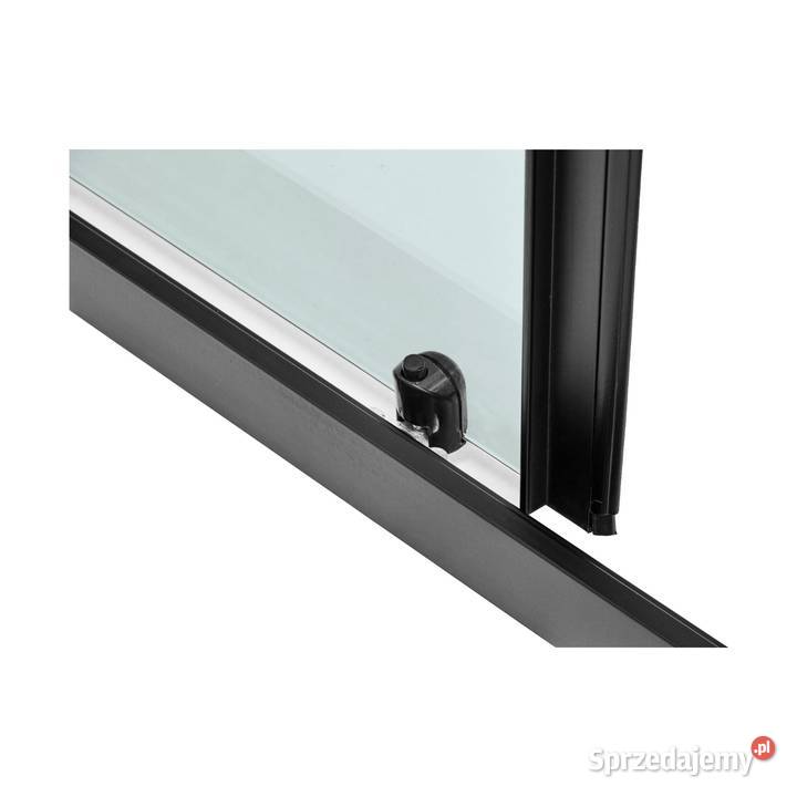 Czarna kabina prysznicowa 80x80x190 Poznań