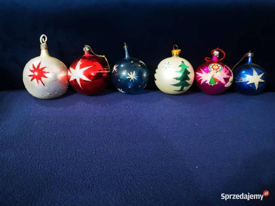 Stare Bombki Choinkowe PRLu dolnośląskie Wiązów