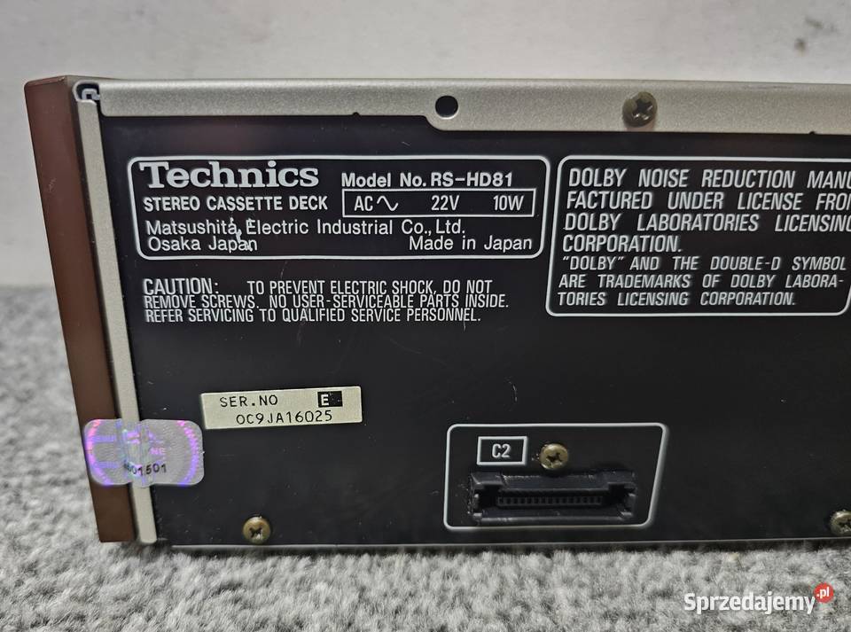 Deck Technics RSHD81 SPRAWNY Wysyłka