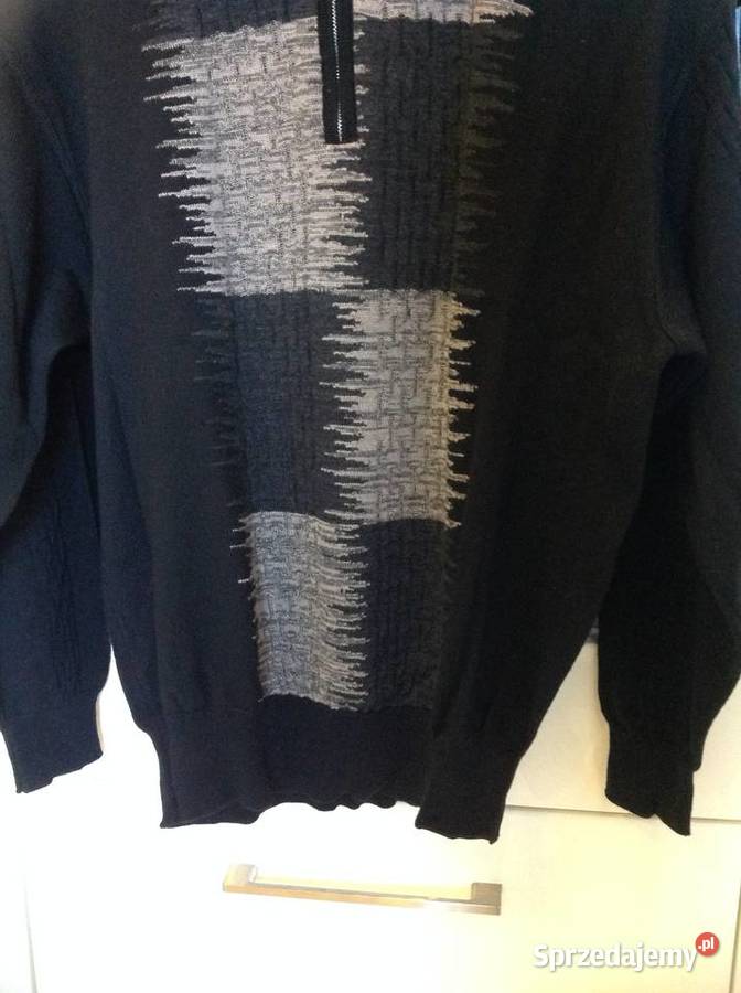 Sweter Męski MASELLI L j Nowy Wełna Merynos Wkładane przez głowę  Nowa Sól