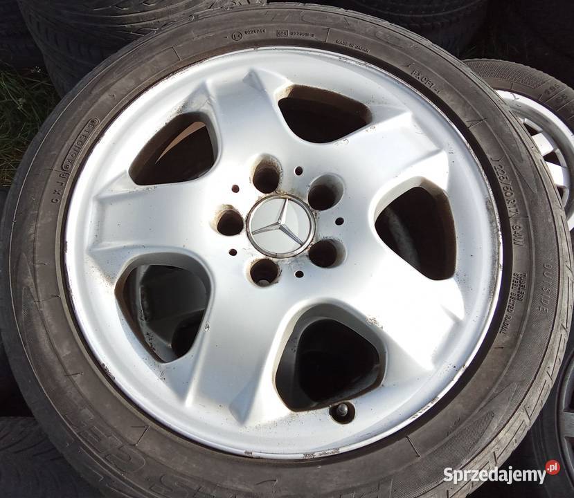 Alufelgi Mercedes 17 5x112 et52 opony 22555 r17 sprzedam