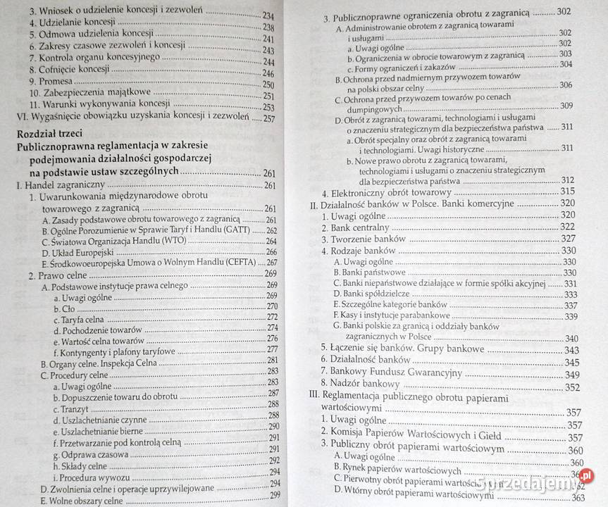 Działalność gospodarcza i publiczne prawo gosp Chełm sprzedam