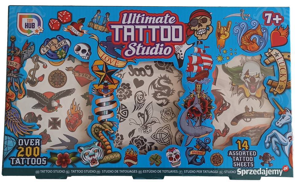 Zestaw Tatuaże Zmywalne Tymczasowe Chłopca 200 Mogilany