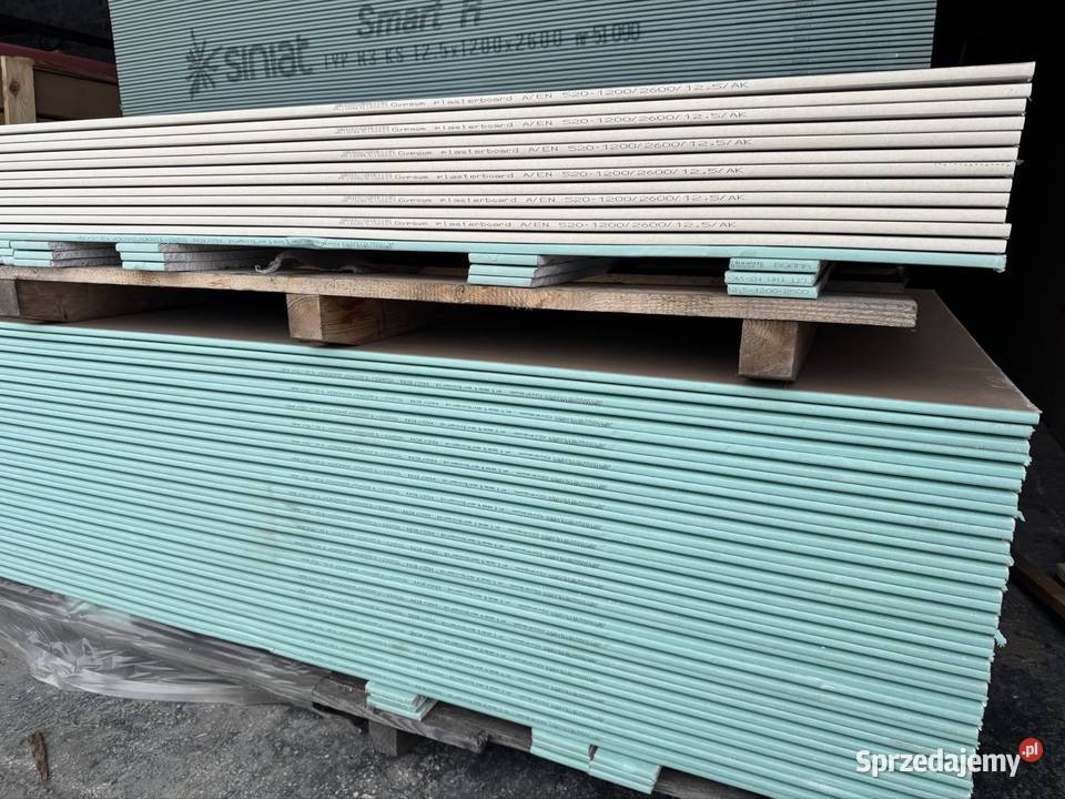 płyta gipsowa biała 125 mm 120x260 najmocniejsza Oleśnica