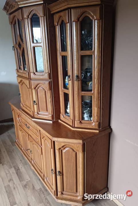 Kredens Witryna 180 klasyczny styl rustykalny Bodzentyn