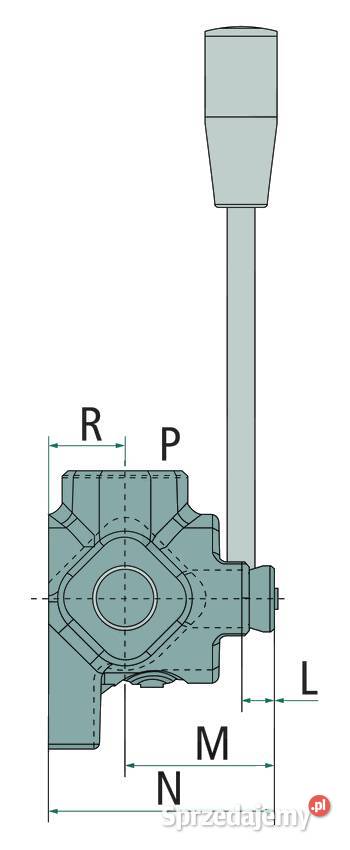 Zawór Hydrauliczny KULOWY 3 DROGOWY 38 OTWARTY Solec Kujawski