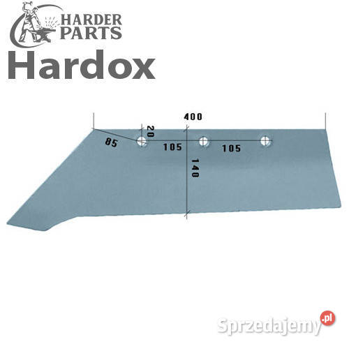 Lemiesz 300hektarów HARDOX 3333805L NS1L do podlaskie