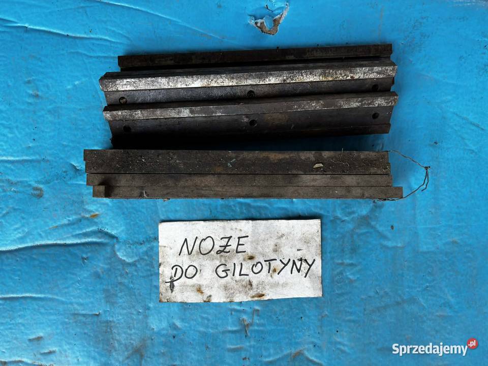 Noże do gilotyny Warszawa