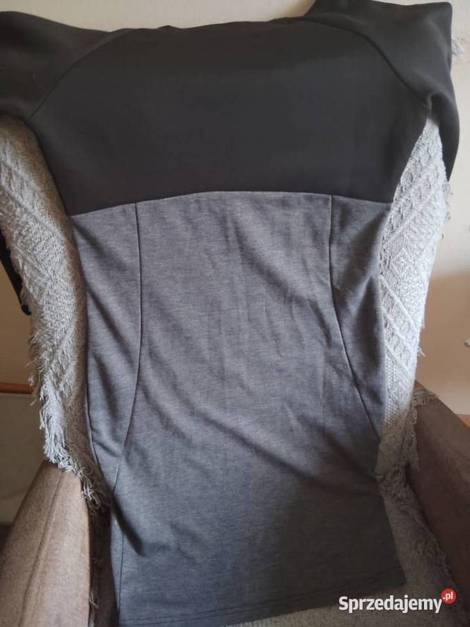 Elegancka prosta sukienka długość midi M Lidzbark Warmiński