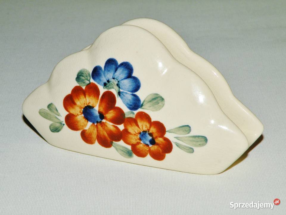 Serwetnik fajansowy Włocławek Bydgoszcz