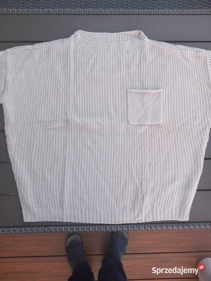 Beżowy sweter damski Florboom Oversize rozmiaru Swetry i golfy Gaj