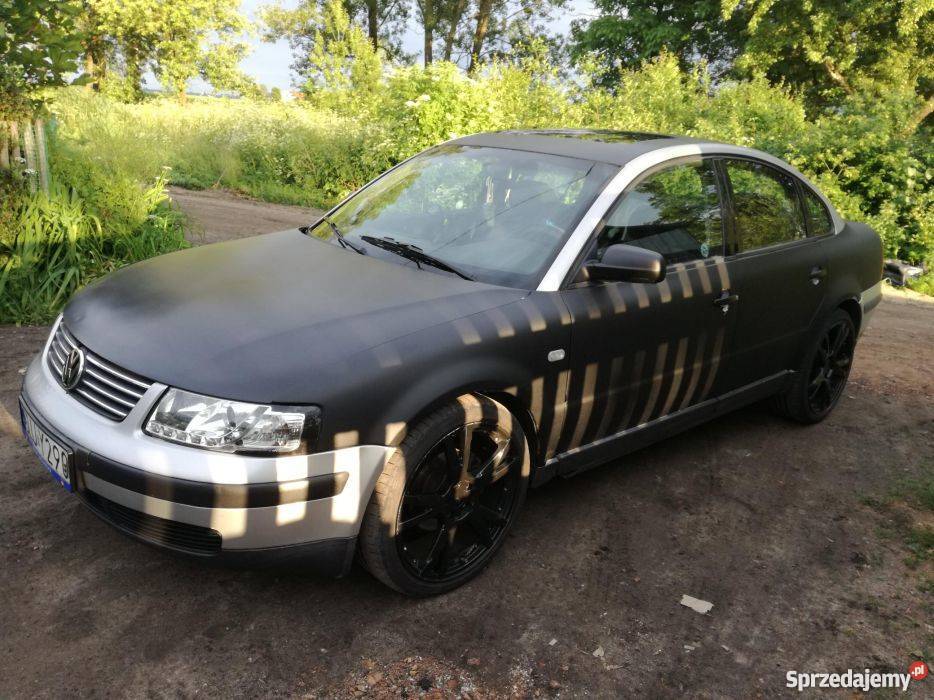 VW PASSAT B5 19tdi 110 plus chip 140 lampy led Samochody osobowe Kłodawa