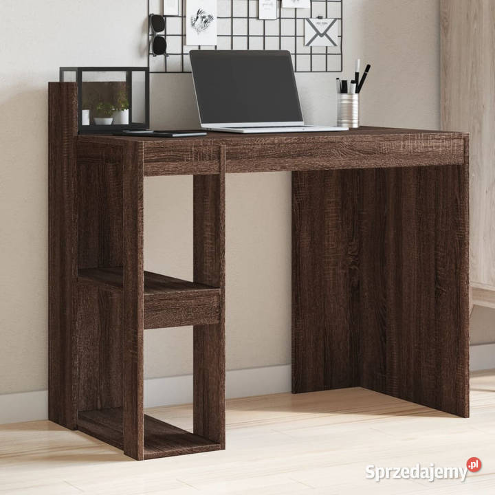 Biurko brązowy dąb 1035x565x94 materiał sprzedam