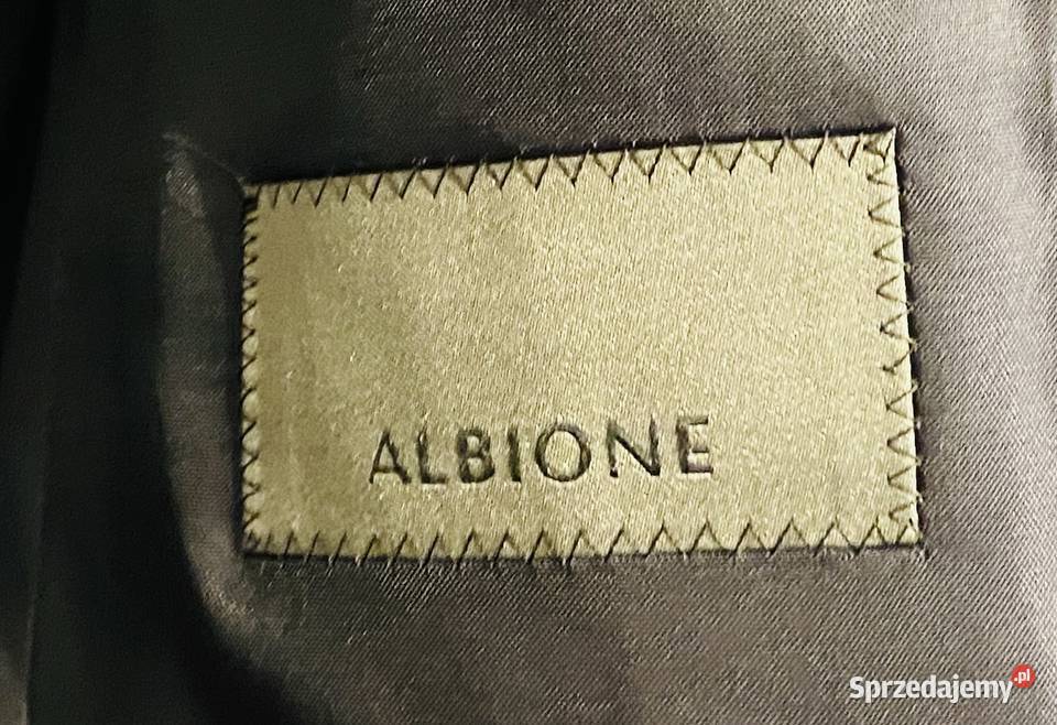 Granatowy garnitur Albione Prince rozmiar 176 niebieski Żyrardów